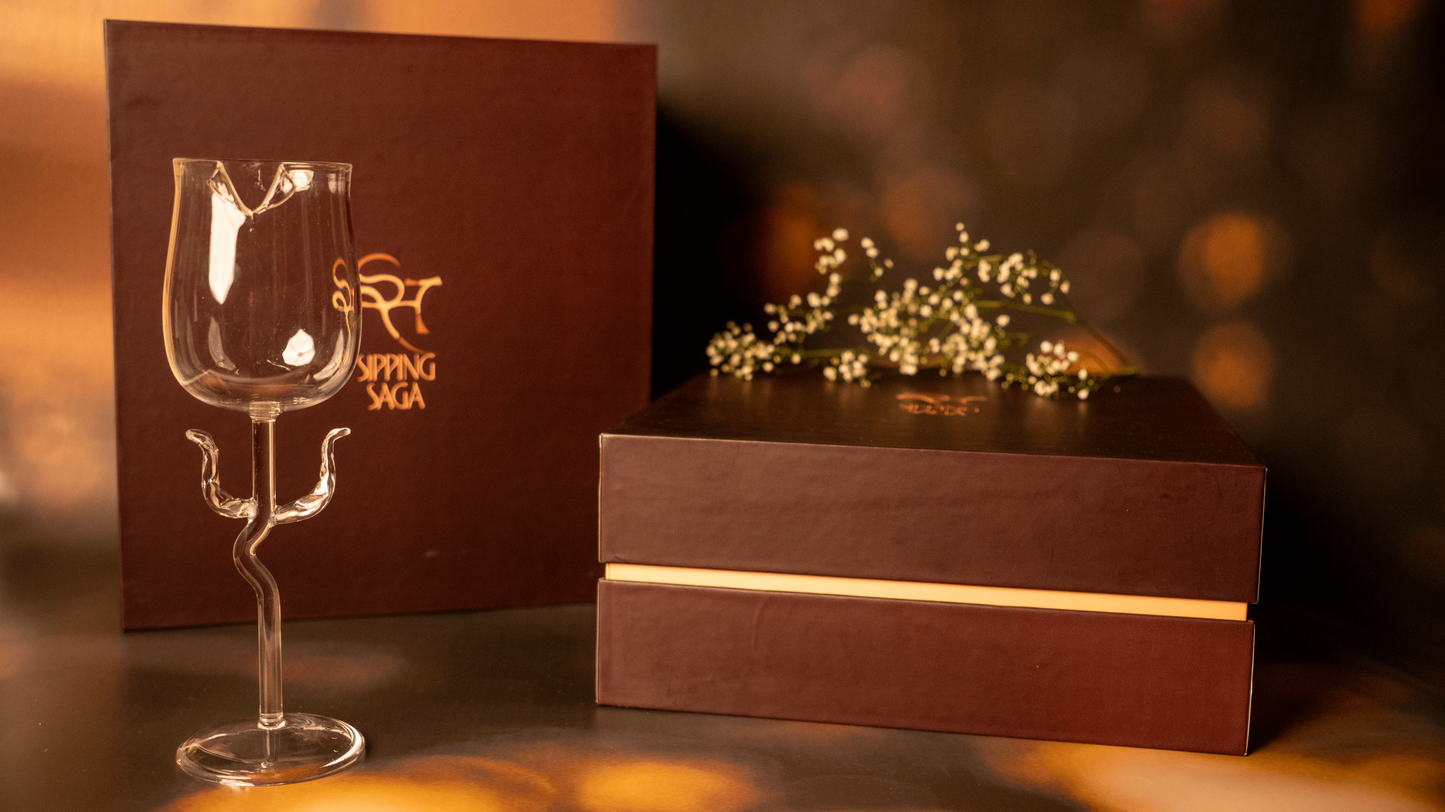 Hunar Rose Glass