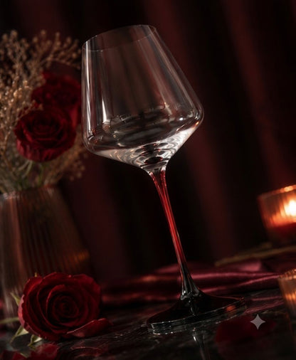 Hunar Cherry Stem Wine Glass