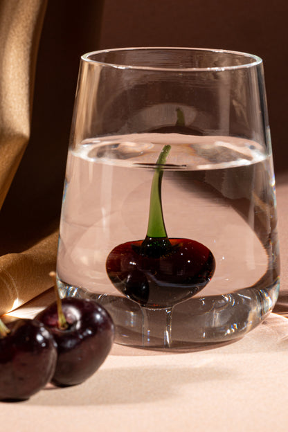 Hunar Cherry Pop Glass