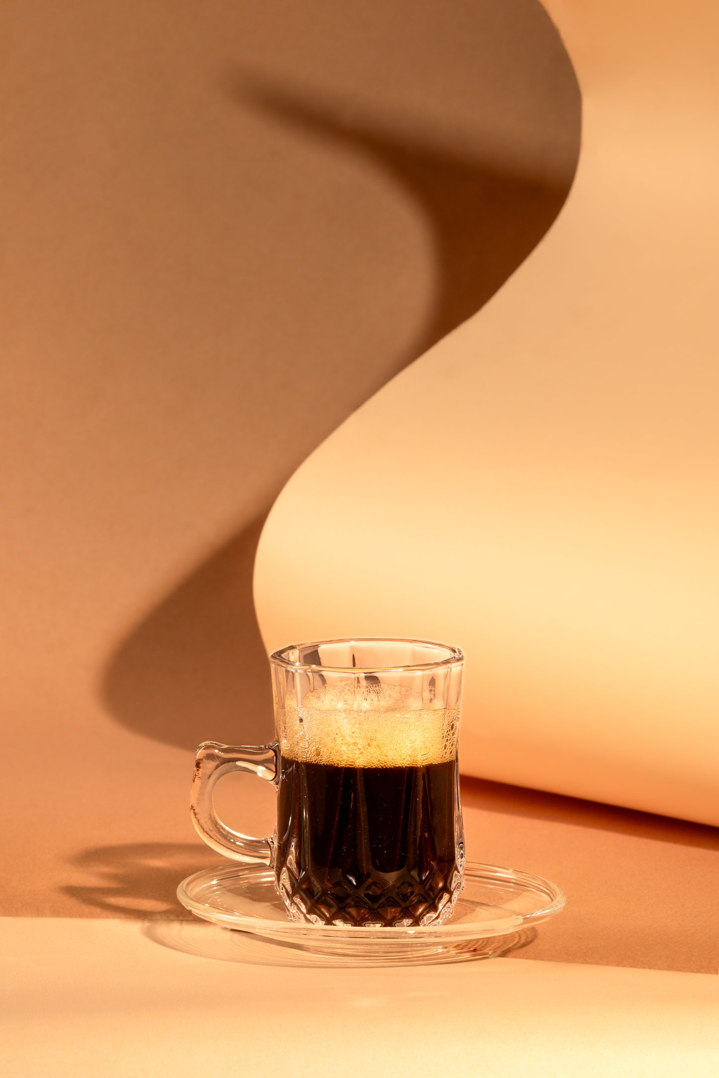 Naqsh Espresso Glass with Saucer