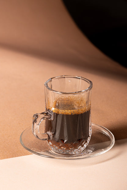 Naqsh Espresso Glass with Saucer