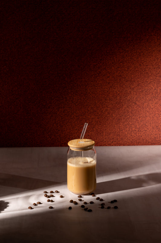 Hunar Jar With Straw and Lid