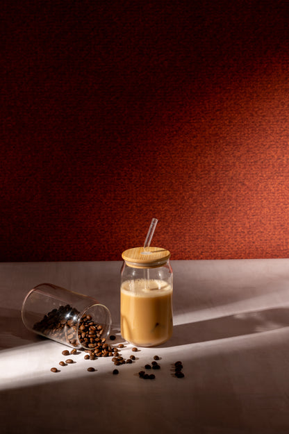 Hunar Jar With Straw and Lid