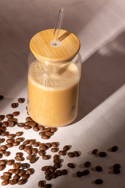 Hunar Jar With Straw and Lid