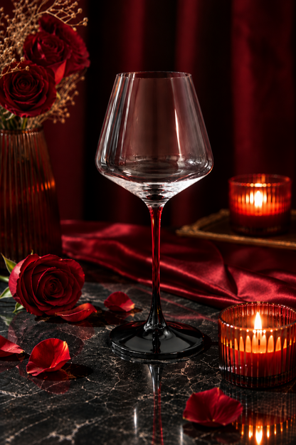 Hunar Cherry Stem Wine Glass